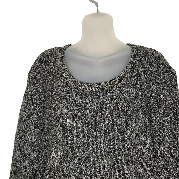 FREE People Black & White Knit Sweater Size S - Picture 3 of 7